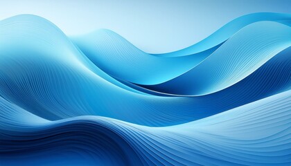 Fototapeta premium minimalist abstract background featuring flowing lines and a subtle blue gradient creating a sense of calm and tranquility