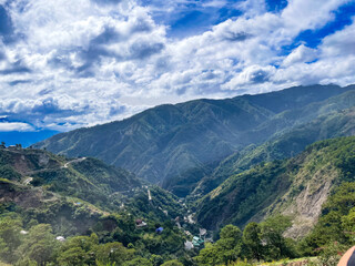 Fototapeta premium mountain landscape with clouds