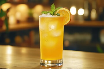 Ginger Beer. Refreshing Golden Beverage for a Cool and Fresh Drink Experience