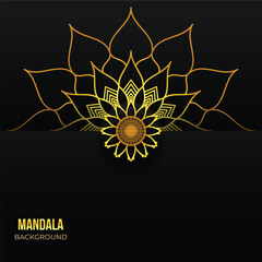 Golden Radiance Luxury Mandala Design