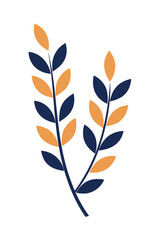 Stylized Wheat and Grain Logo Design.