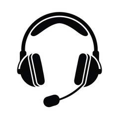 Professional headset silhouette with boom mic consistently delivers exceptional audio clarity © creativemimi09