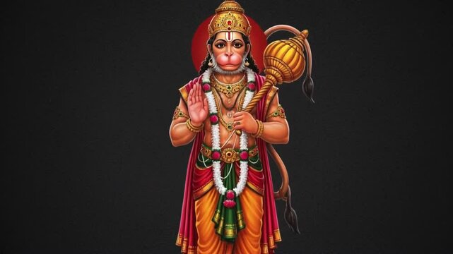 hanuman, maruti, bajrangi, ram, bhakt, lord, mythology, god, bhagwan, indian, jayanti, mahaveer, bajrangbali, festival, lordhanuman, animation, video, 4k, beautiful, fps, hindu, devotion, religious, 