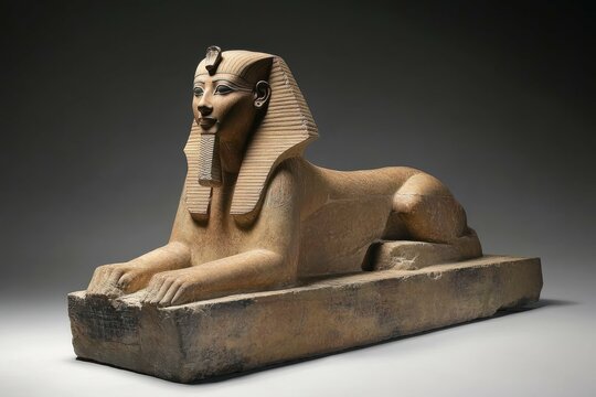 Hatshepsut: Sphinx of Queen Hatshepsut in Rock Formation