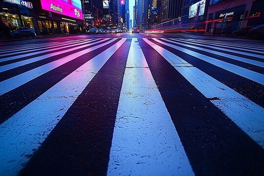 Reflexo de movimento do transito em grande avenida - Avenida Paulista, Sao Paulo, Brasil , isolated on white background,  , copy space for text,