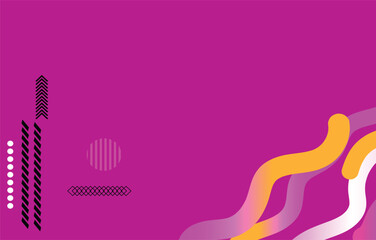 Minimal geometric Trendy gradient shapes vector background. Abstract gradient geometric shape background with dynamic geometric shapes