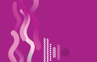 Minimal geometric Trendy gradient shapes vector background. Abstract gradient geometric shape background with dynamic geometric shapes