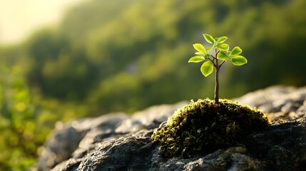 The beauty of sustainable living in a powerful. Concept for Eco-friendly practices Ecology, renewable energy sources, and environmentally conscious lifestyles