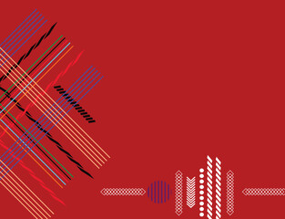 Minimal geometric Trendy red gradient shapes vector background. Abstract gradient geometric shape background with dynamic geometric shapes