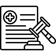 Legal Filing Icon Vector Element