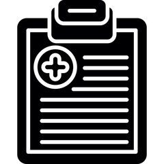 Medical Report Icon Vector Element