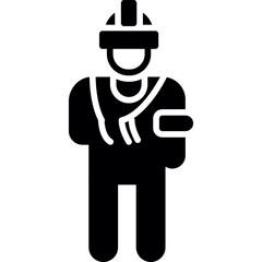 Workplace Incident Icon Vector Element