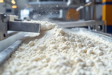 Efficient flour production in a clean industrial bakery environment