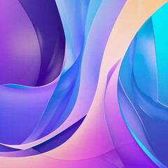 Abstract colorful wave background