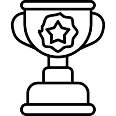 Trophy Icon Vector Element