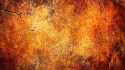 A textured background featuring warm orange and brown hues with visible cracks, ideal for use in graphic design, art projects, or as a backdrop for product photography