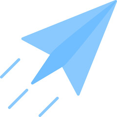 Paper Plane Icon Vector Element