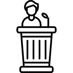Announcement Speaker Icon Vector Element