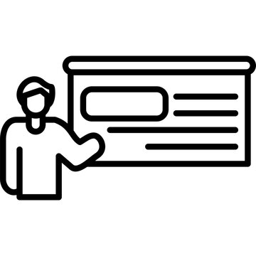 Seminar Icon Vector Element