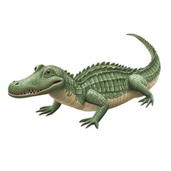 Fototapeta premium 3D vector icon of Gharial isolated on transparency background