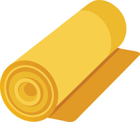 Beautiful Yoga Mat vector art illustration