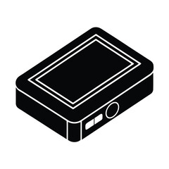 Digital clicker silhouette effectively empowers smooth navigation through highly engaging presentation slides seamlessly