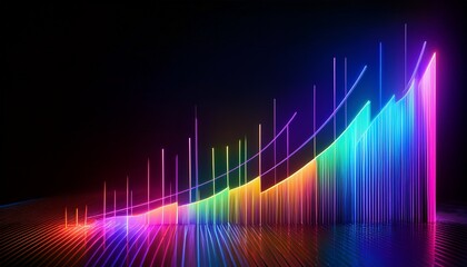 Engage your audience with radiant line graphs.  