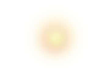 Blur gradient circle glow light on transparent background
