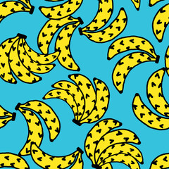 seamless pattern of bananas