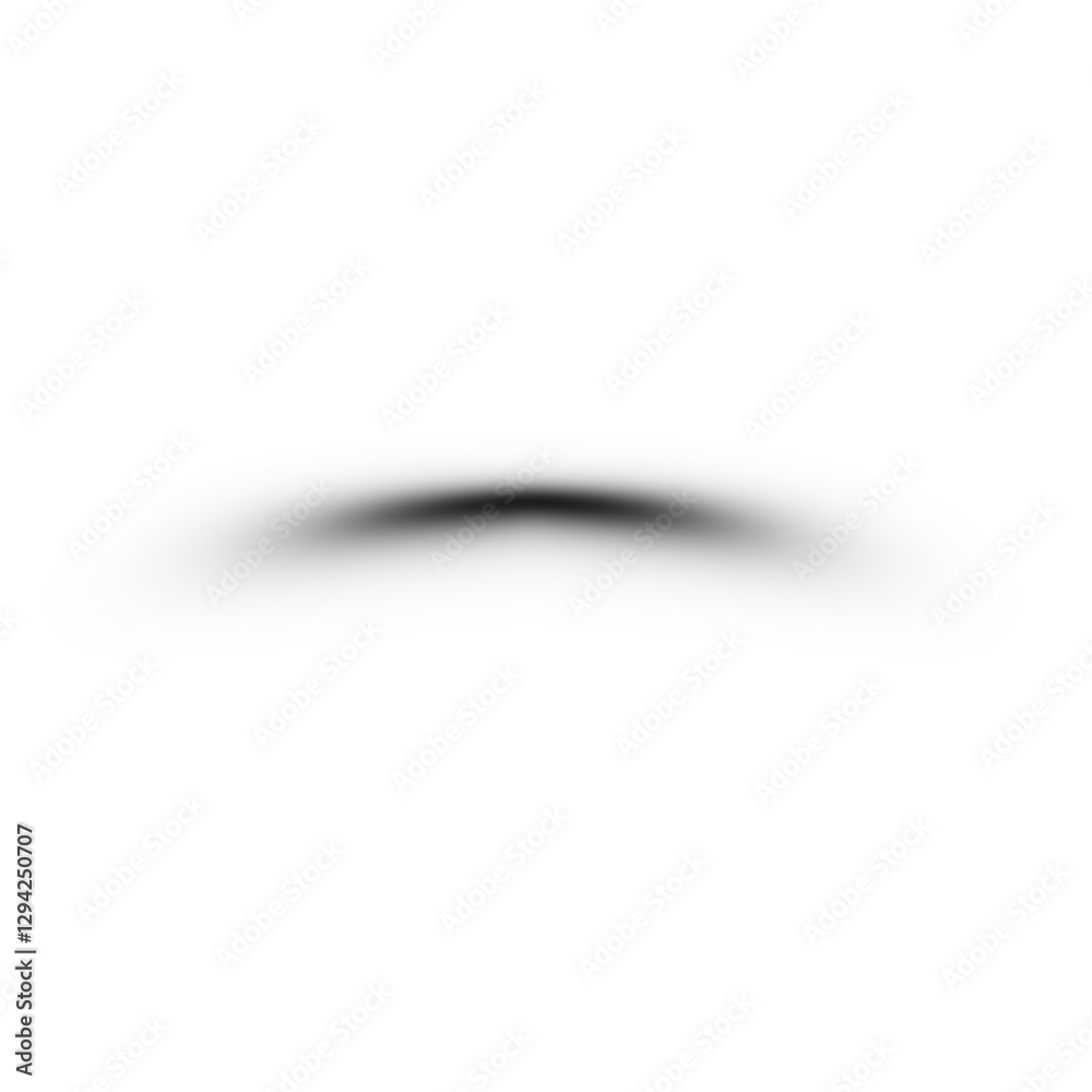 Poster Black shadow overlay effect isolated on transparent background. blurred round shadow. black gradient shadow for design, poster, card, decoration. blur shadow for graphic design elements