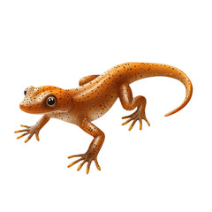 Fototapeta premium 3D vector icon of Iberian ribbed newt isolated on transparency background