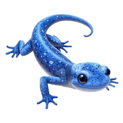 Fototapeta premium 3D vector icon of Siberian salamander isolated on transparency background