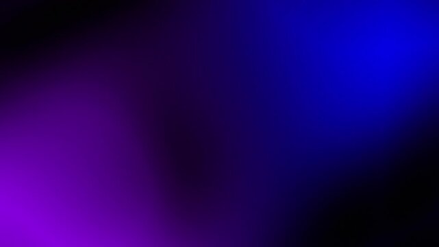 Abstract animated colorful black purple blue white gradient motion background video loop 4K