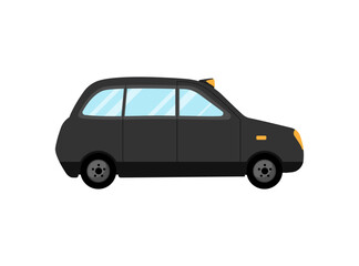 Naklejka premium Classic Black Taxi Illustration