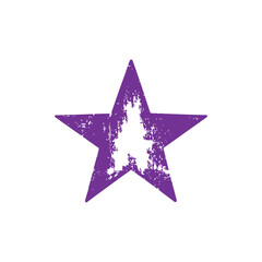 Fototapeta premium Abstract Purple Star Icon