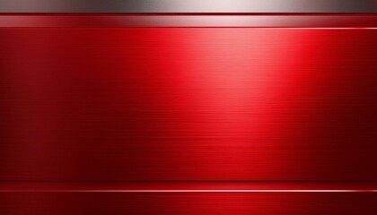 a sleek red metal abstract background with a polished brushed texture incorporating chrome silver steel and aluminum this shiny metallic steel gradient template is suitable for wallpapers web