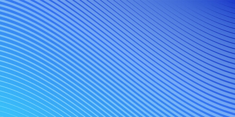 Abstract glowing wave lines on dark blue background. Dynamic wave pattern. Modern flowing wavy lines. Futuristic technology concept.
