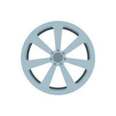 Obraz premium Gray Circular Wheel