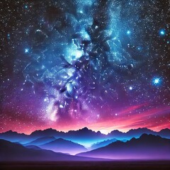 Obraz premium Twilight Starfield