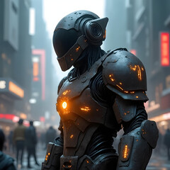 robot cyborg soldier