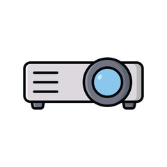 projector design template simple and clean