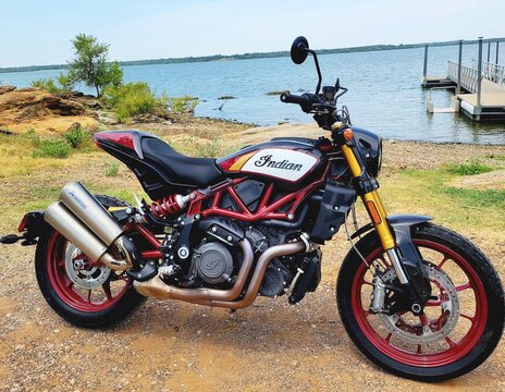 Indian FTR 1200 motorcycle in California, USA - June 15, 2024