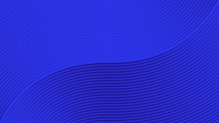 Blue wavy background. Abstract striped wallpaper