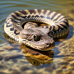 Obraz premium vibora , ia, realismo, animal, reptil