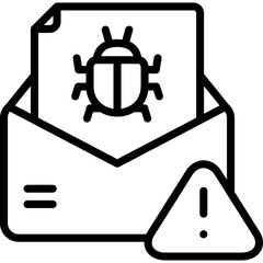 Virus Email icon