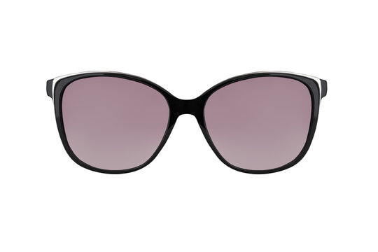 Stylish fashion sunglasses, isolated on white background
