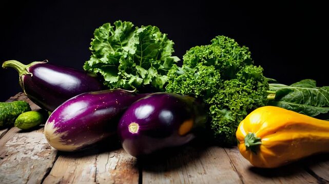 fresh vegetables on a table