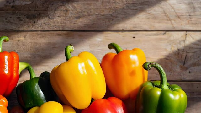 red and yellow peppers