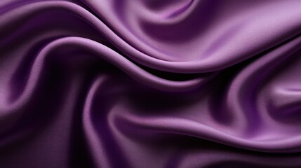 Obraz premium Purple silk fabric draped in elegant folds