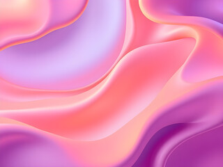 Obraz premium 3D abstract background with fluid shapes, smooth gradients, and dynamic lighting, creating depth and a futuristic feel.